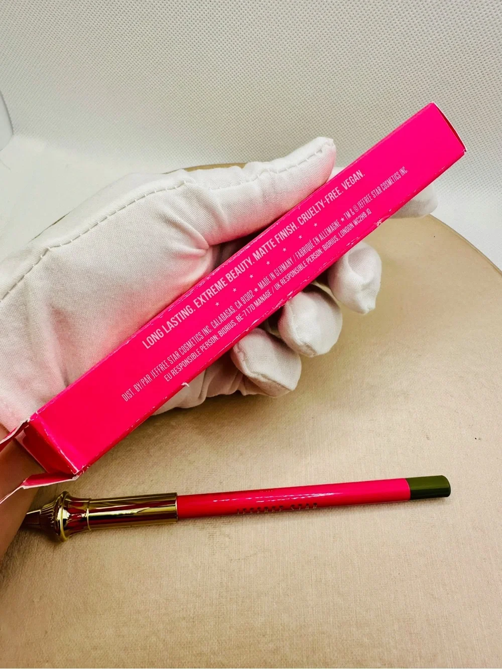 Jeffree Star Cosmetics Pink Lip Liner with Gold Cap